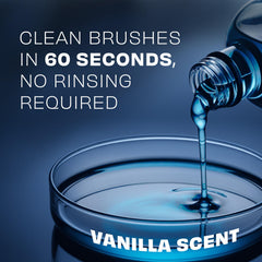 Brush Clean Pro Original no-rinse setup highlights water-free cleaning convenience.