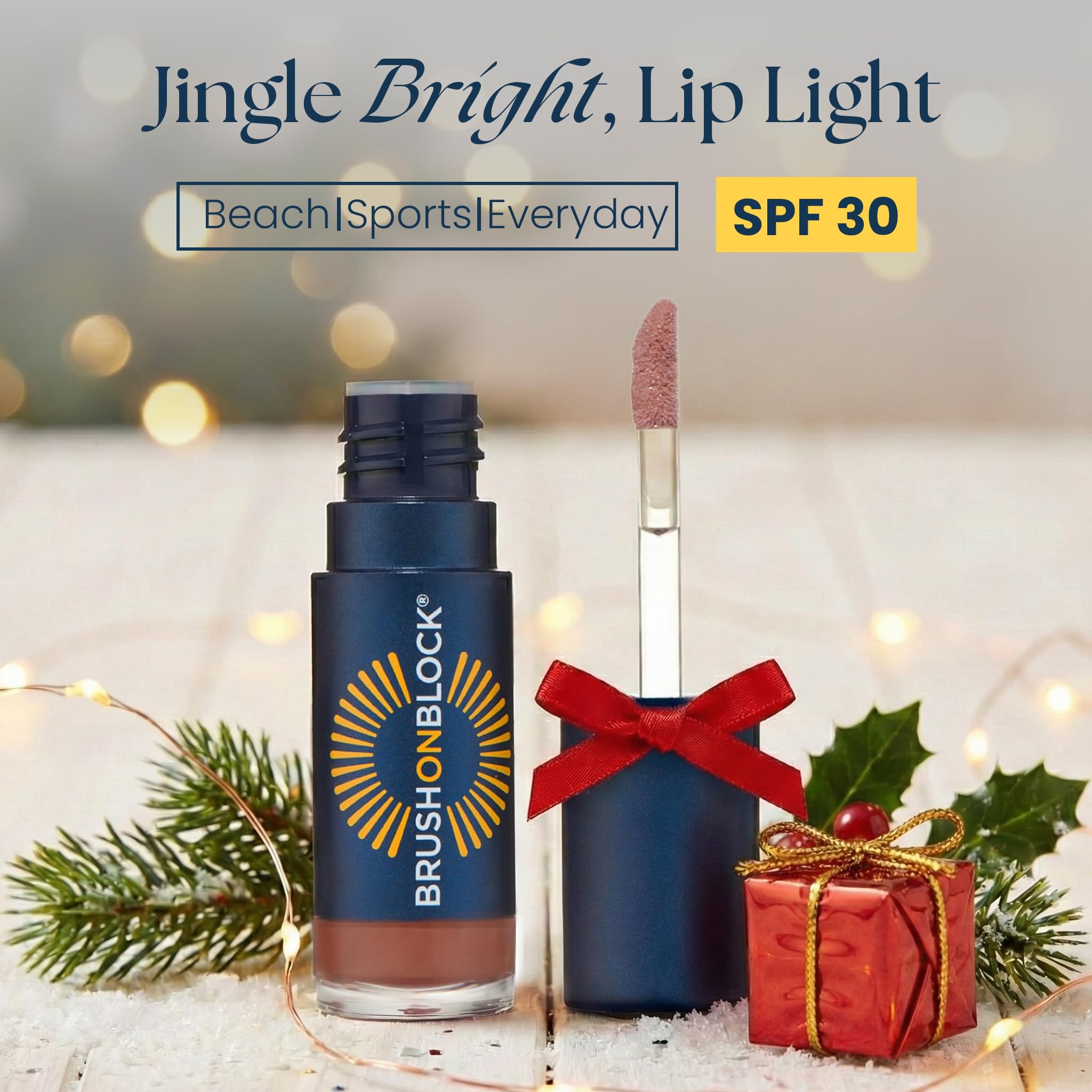 Brush On Block fig lip oil gloss swatch showing sheer color and moisture