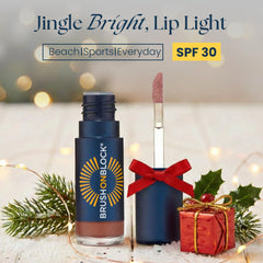 Brush On Block fig lip oil gloss swatch showing sheer color and moisture