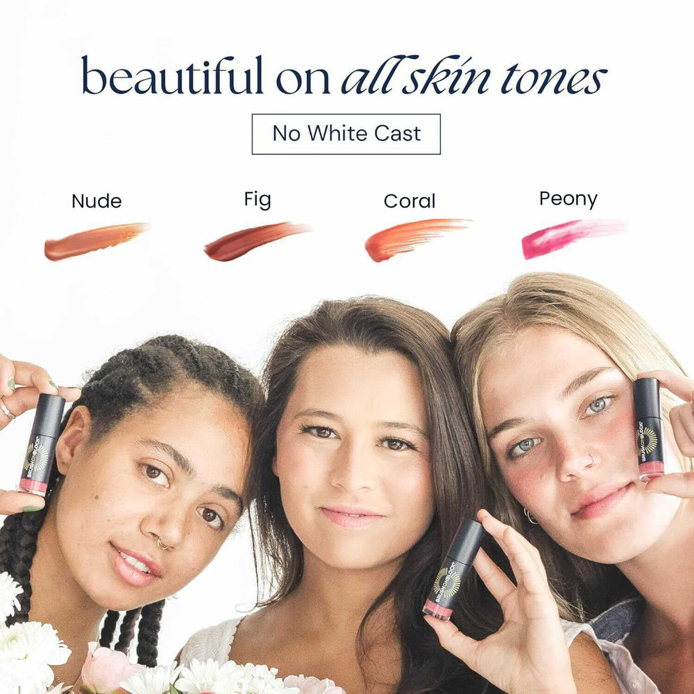 Brush On Block mineral sunscreen lip oil tube from reef-friendly line