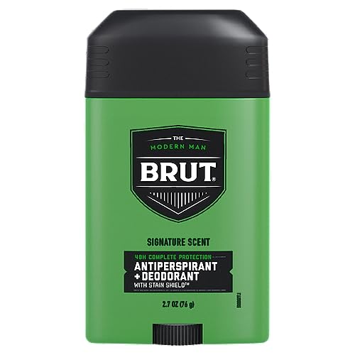 Brut Signature dial enables easy, precise underarm application