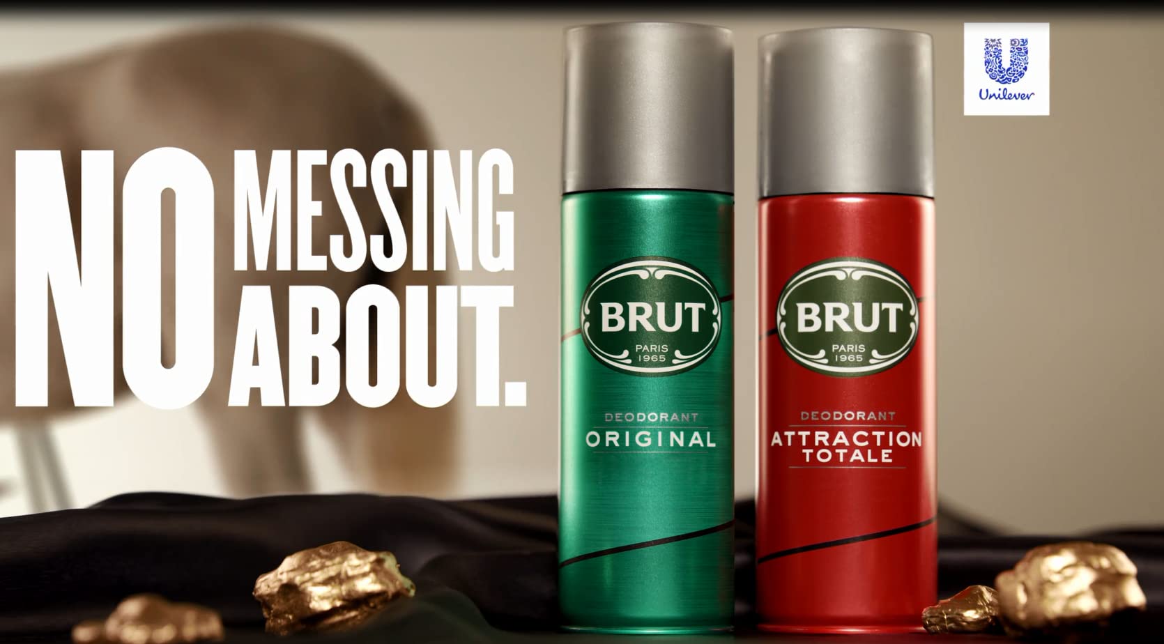 Brut Original EDT packaging conveys iconic brand heritage and gift-ready presentation