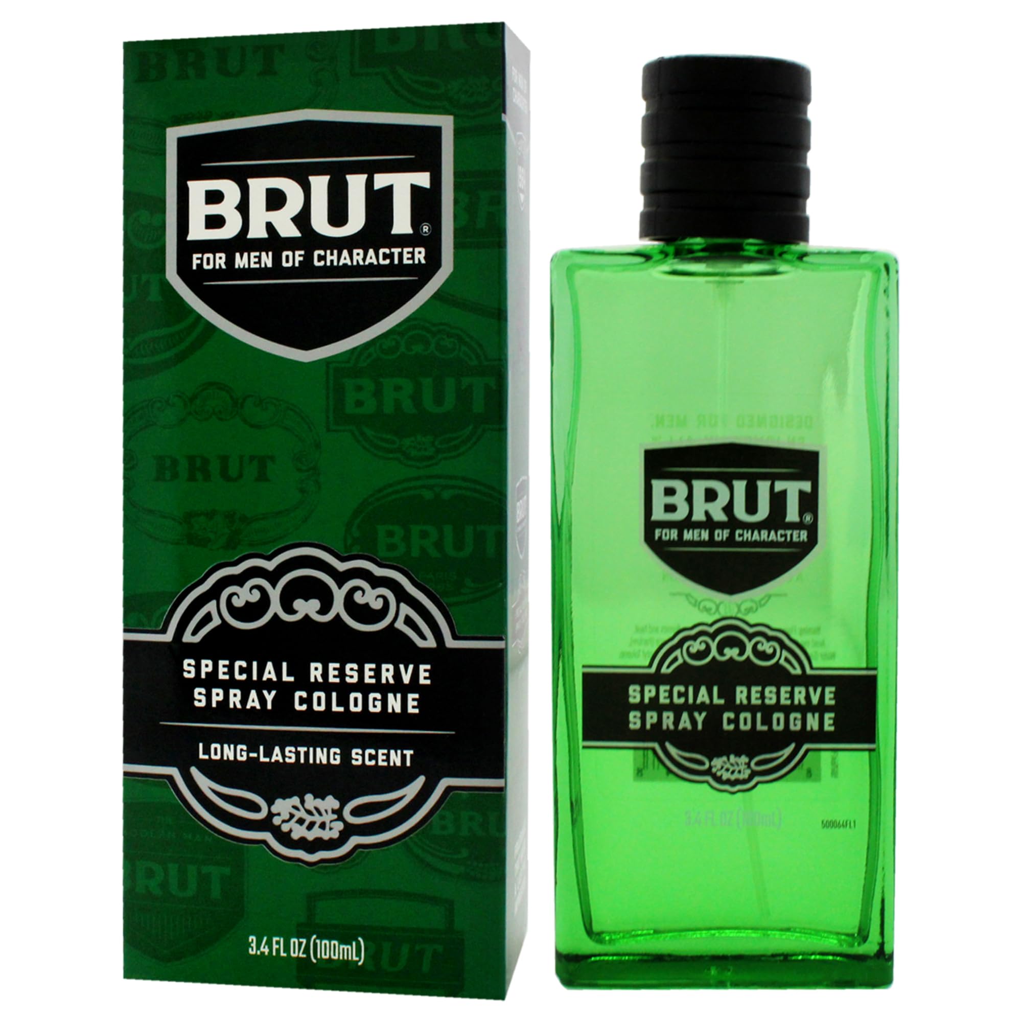 Brut Special Reserve packaging box emphasizing premium gifting presentation.