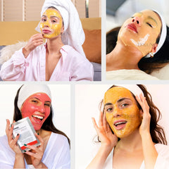 BRÜUN full-face coverage masking enables complete facial treatment