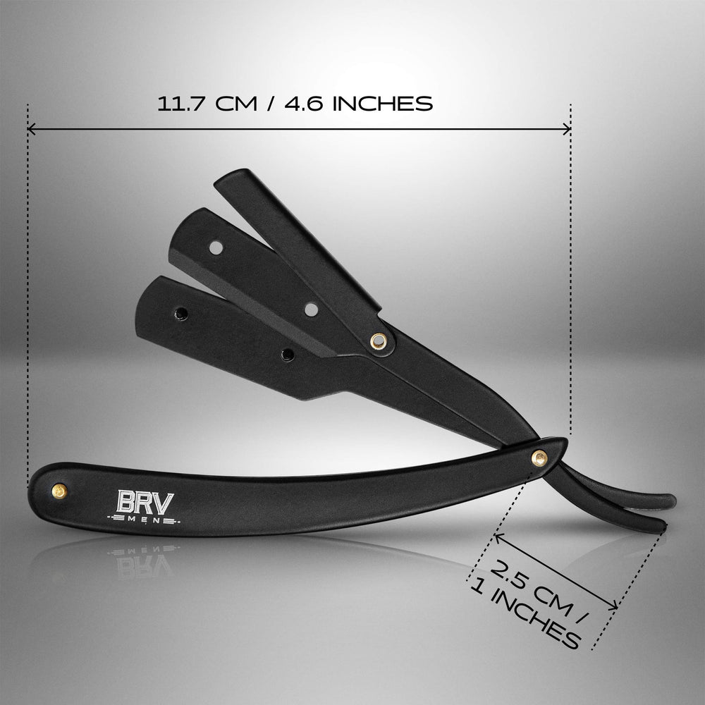 BRV MEN brass pins detail adds a classy touch to black or stainless finishes.