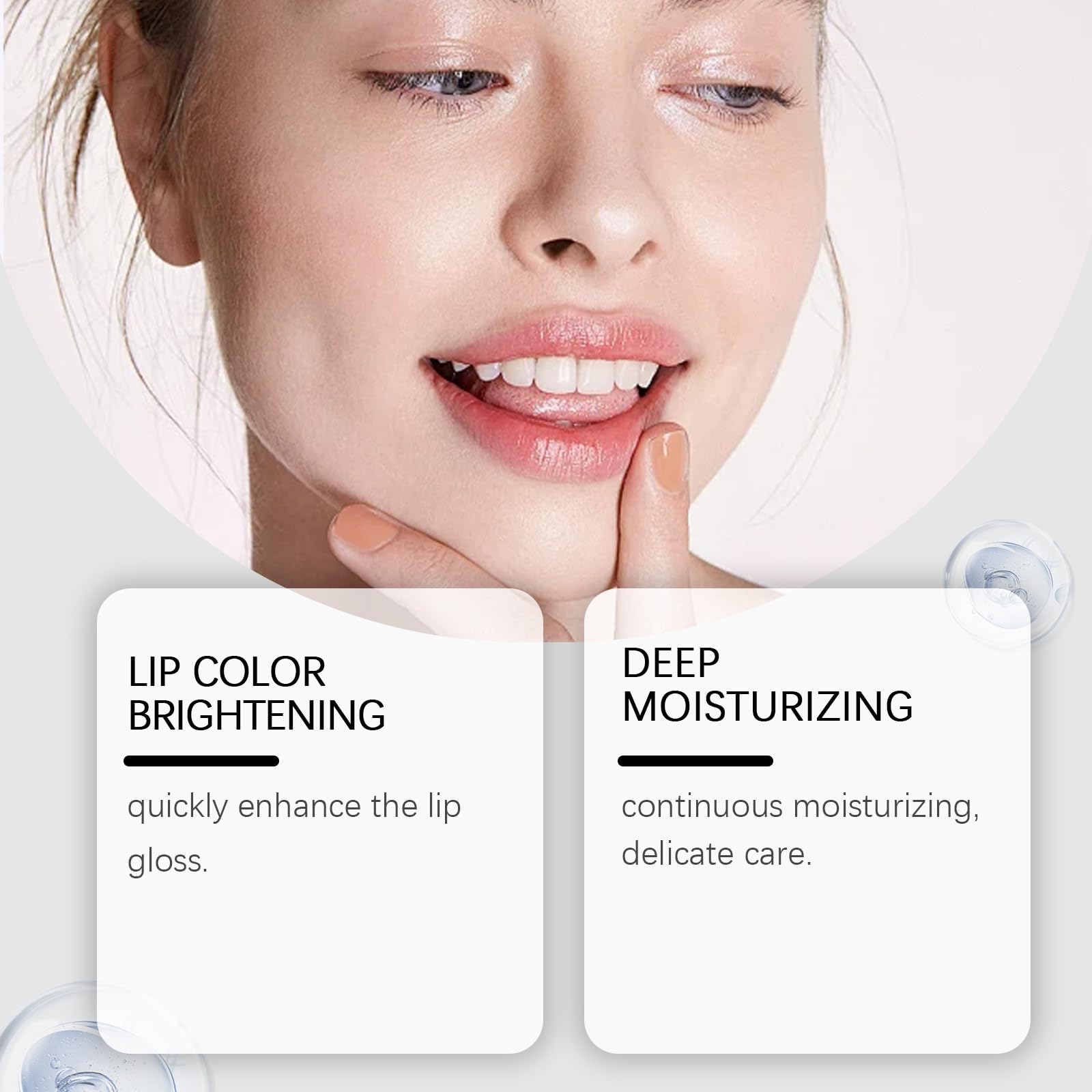 Bryanture Lip Lightening Cream application gesture demonstrates easy daily use.