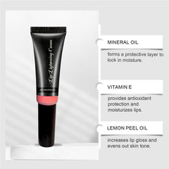 Bryanture Lip Lightening Cream tube closeup highlights smooth texture and targeted application.