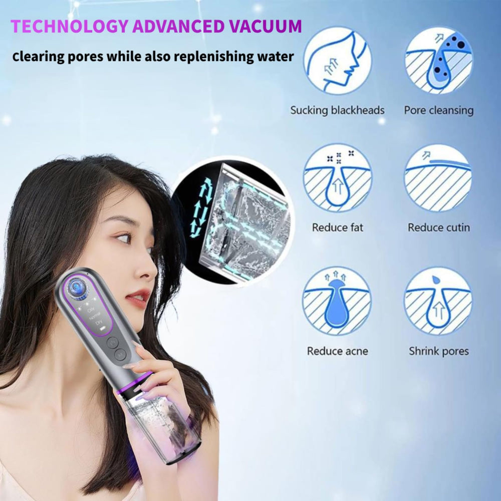 Bryzalor Blackhead Remover Dual-Tank keeps water clean between passes