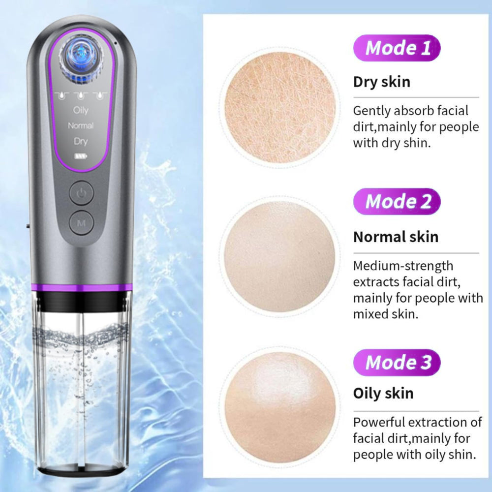 Bryzalor Blackhead Remover Medium Attachment cleans cheeks and eyes areas effectively