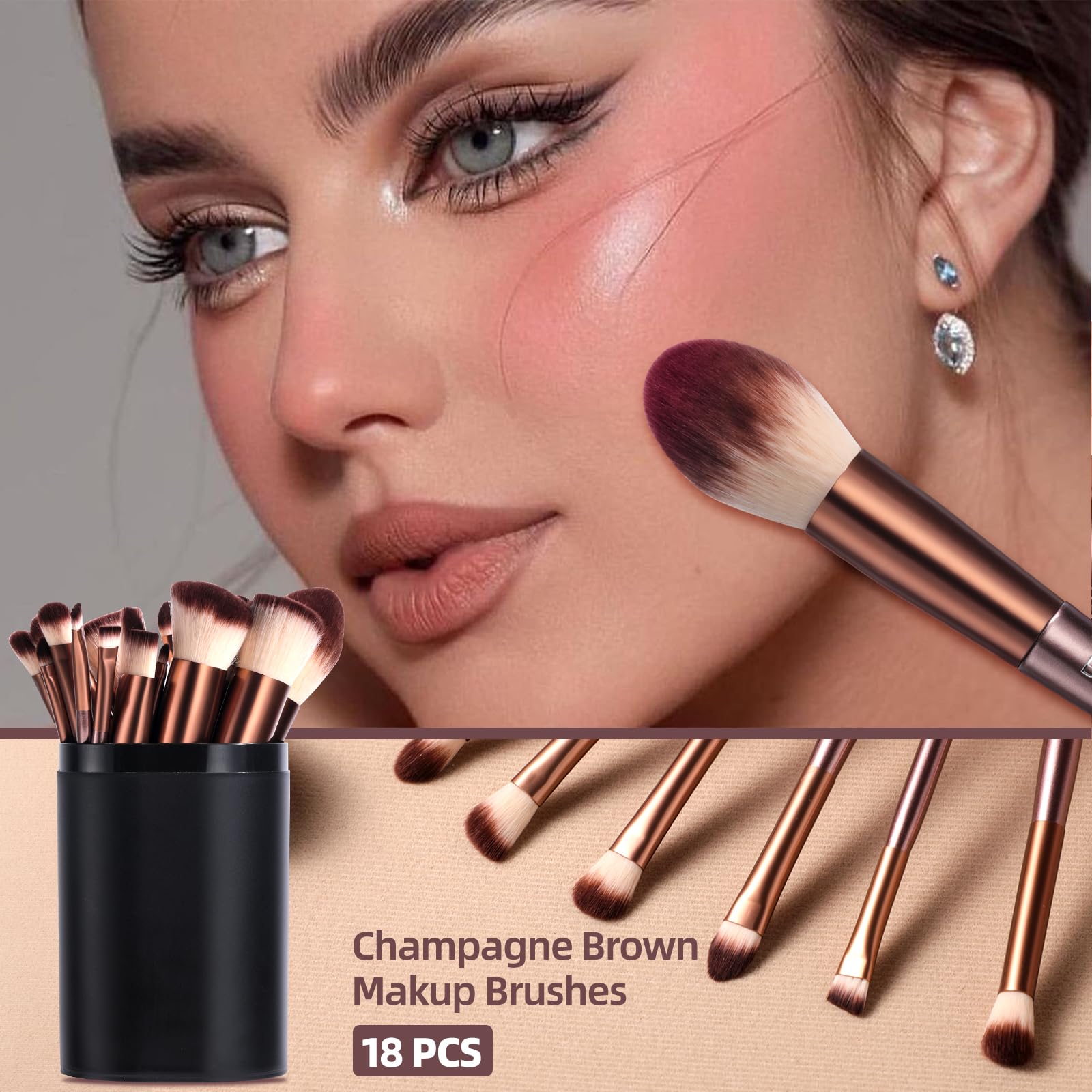 BS-MALL blush brush for cheek blending and natural-looking glow.