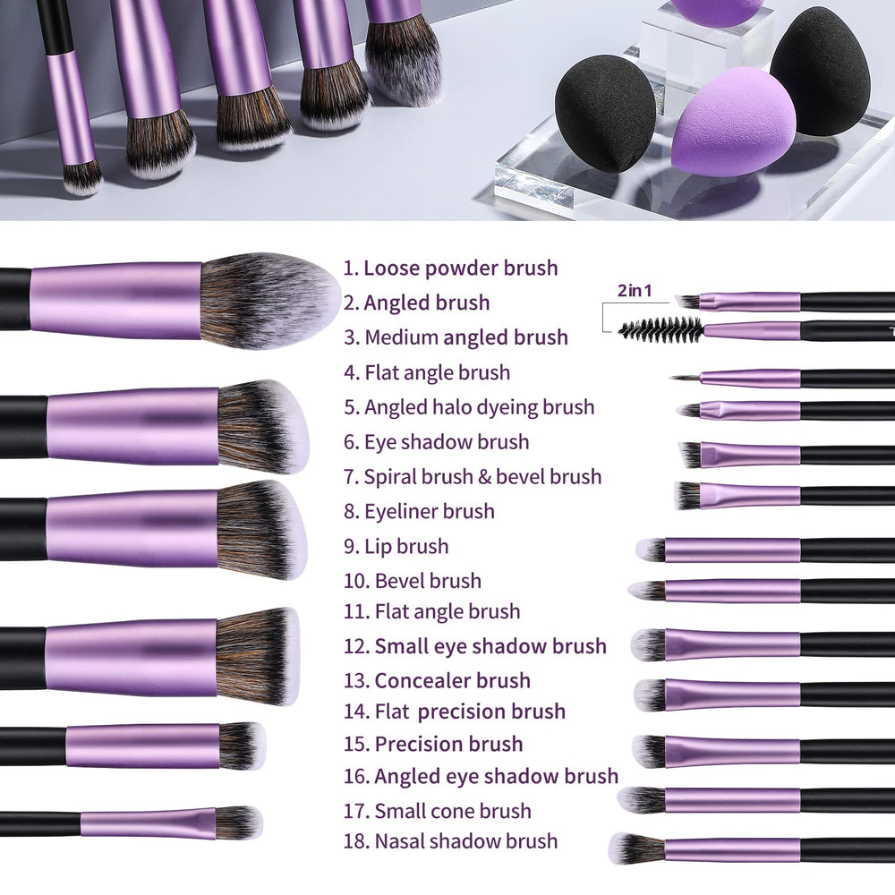 BS-MALL concealer brush delivers precise blending with a soft, seamless finish.