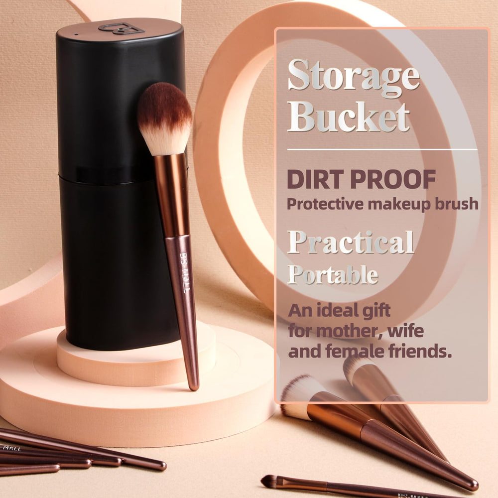 BS-MALL concealer brush under-eye, designed for precise coverage and blending.