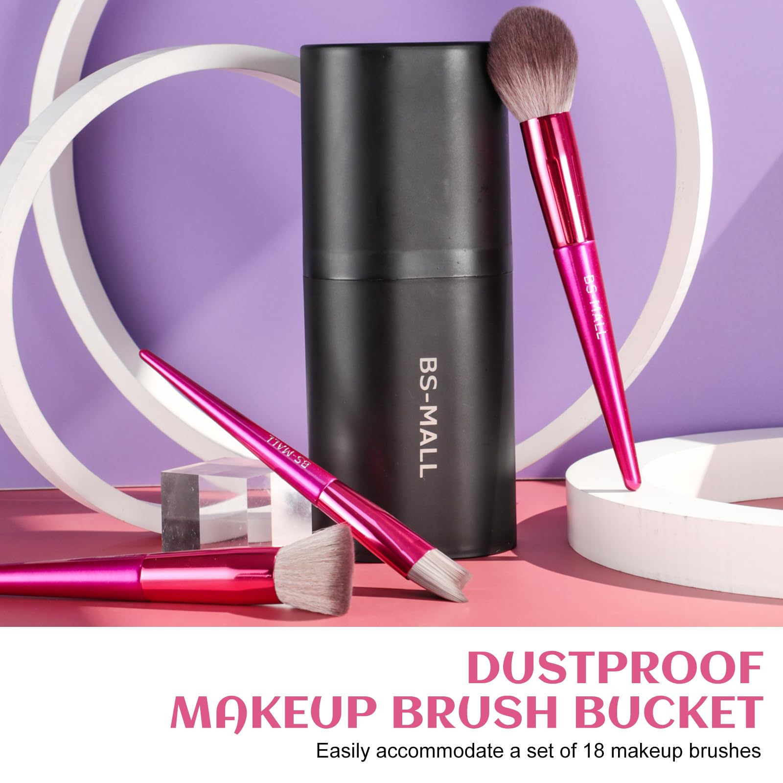 BS-MALL concealer brush for precise under-eye blending and brightening.