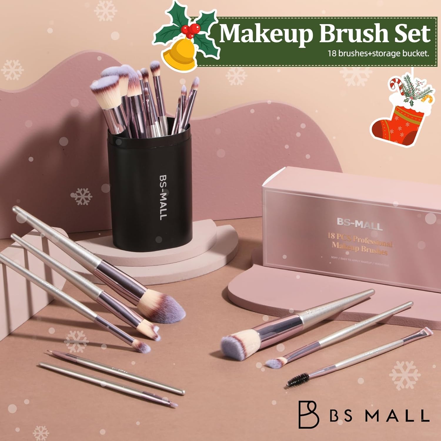BS-MALL cruelty-free brushes designed to last without shedding.