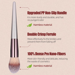 BS-MALL foundation brush for smooth liquid foundation application with minimal streaks.