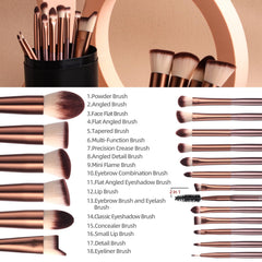 BS-MALL foundation brush with soft synthetic bristles for seamless liquid makeup application.