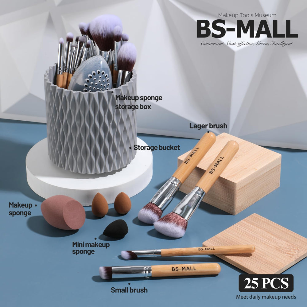 BS-MALL mini sponges for precise blending on small areas.