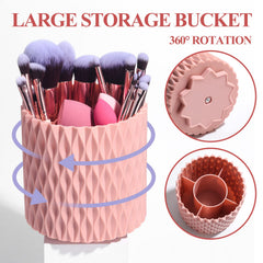 BS-MALL rotating brush holder keeps all brushes organized and within reach