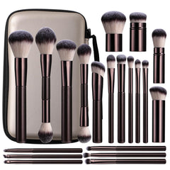 BS-MALL travel case makeup brushes for on-the-go touch-ups