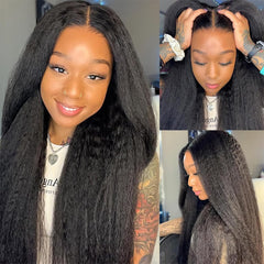 BSBU kinky straight bundles 18inch length maintain smooth feel with vibrant movement all day.
