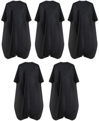 BSFHH Black Waterproof Cape front view showing full coverage during cuts