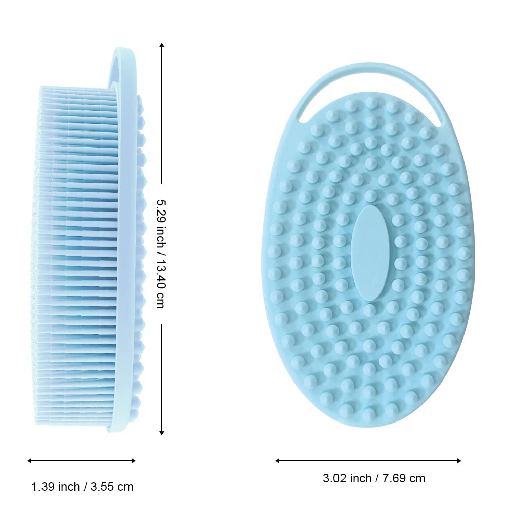 Bsofing deep-clean silicone scrubber produces rich foam for whole-body use.