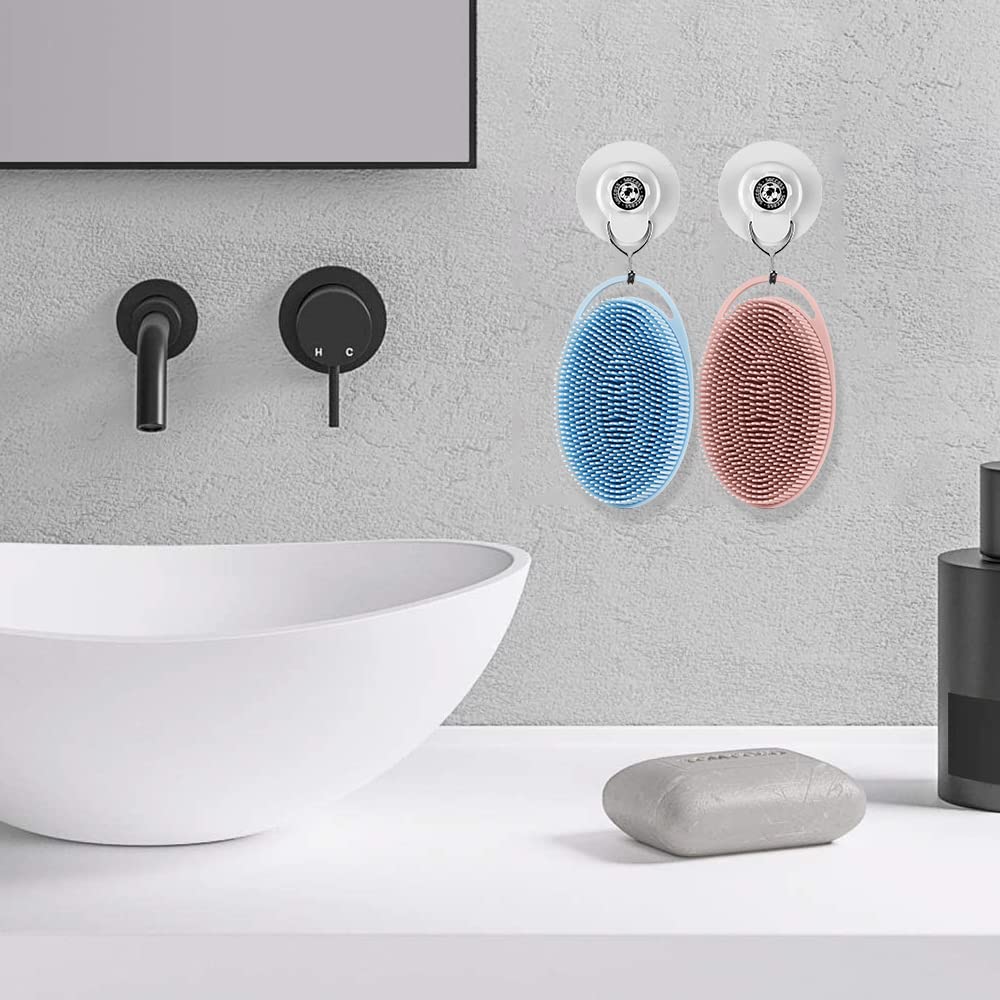 Bsofing two-pack silicone scrubber ideal as gift for family use.