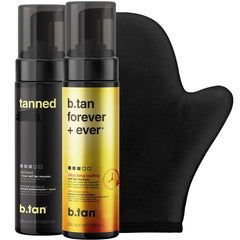 B.TAN besties bundle front view for a rich bronze glow.