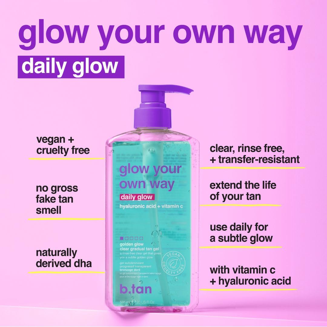 B.TAN hydrating gel with hyaluronic acid delivers deep moisture and a fresh, lasting glow.