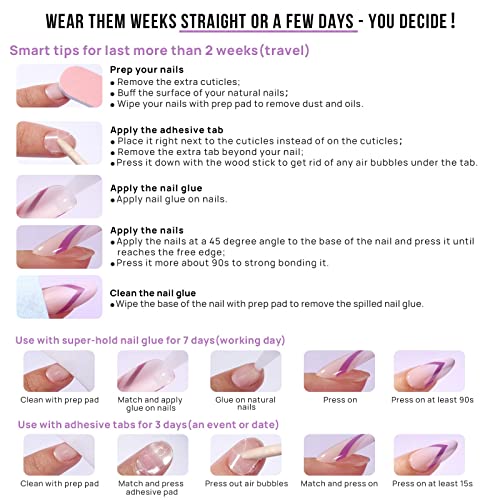 BTArtbox 16-sizes nail chart image confirms customizable fit options