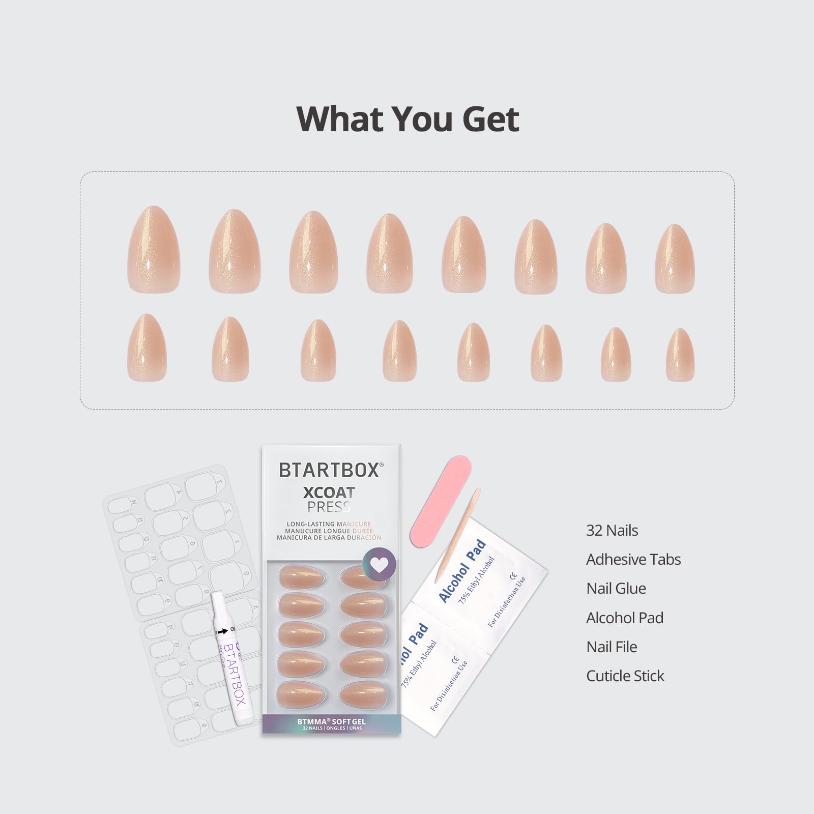 BTArtbox 16-size swatches guide helps precise fit