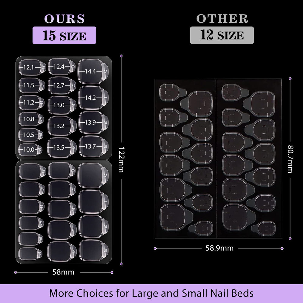 BTArtbox 600 numbered tabs for quick selection during manicure
