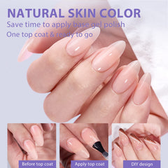 BTArtbox Almond Press On Nails soft gel material for flexible shaping