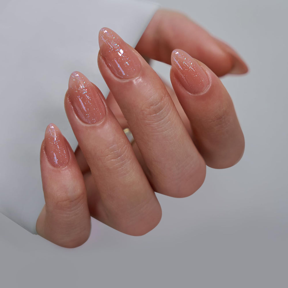BTArtbox Citrine Glow glue-application closeup highlights quick curing under UV/LED lamps.