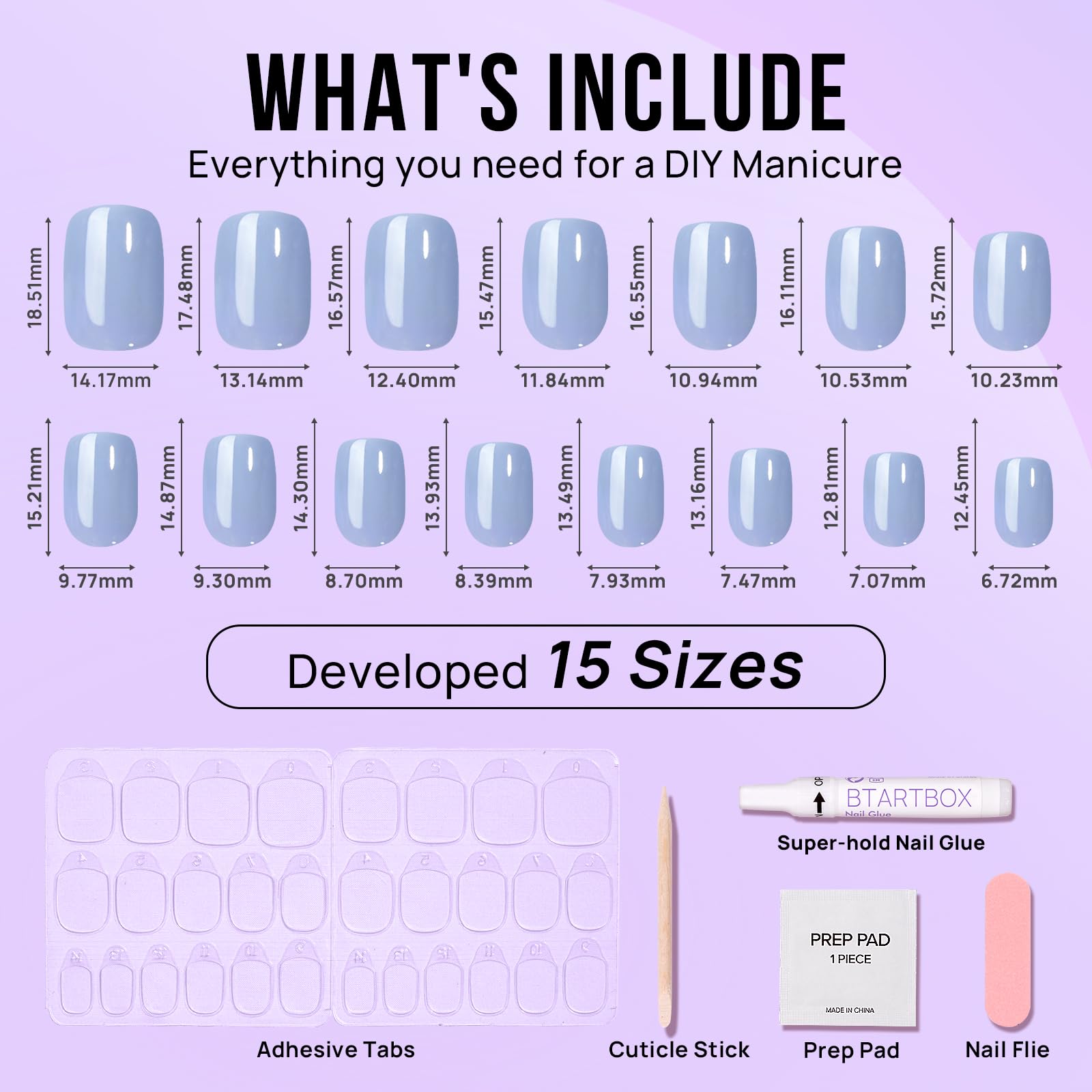 BTArtbox nails durable for typing, gardening, or light chores.
