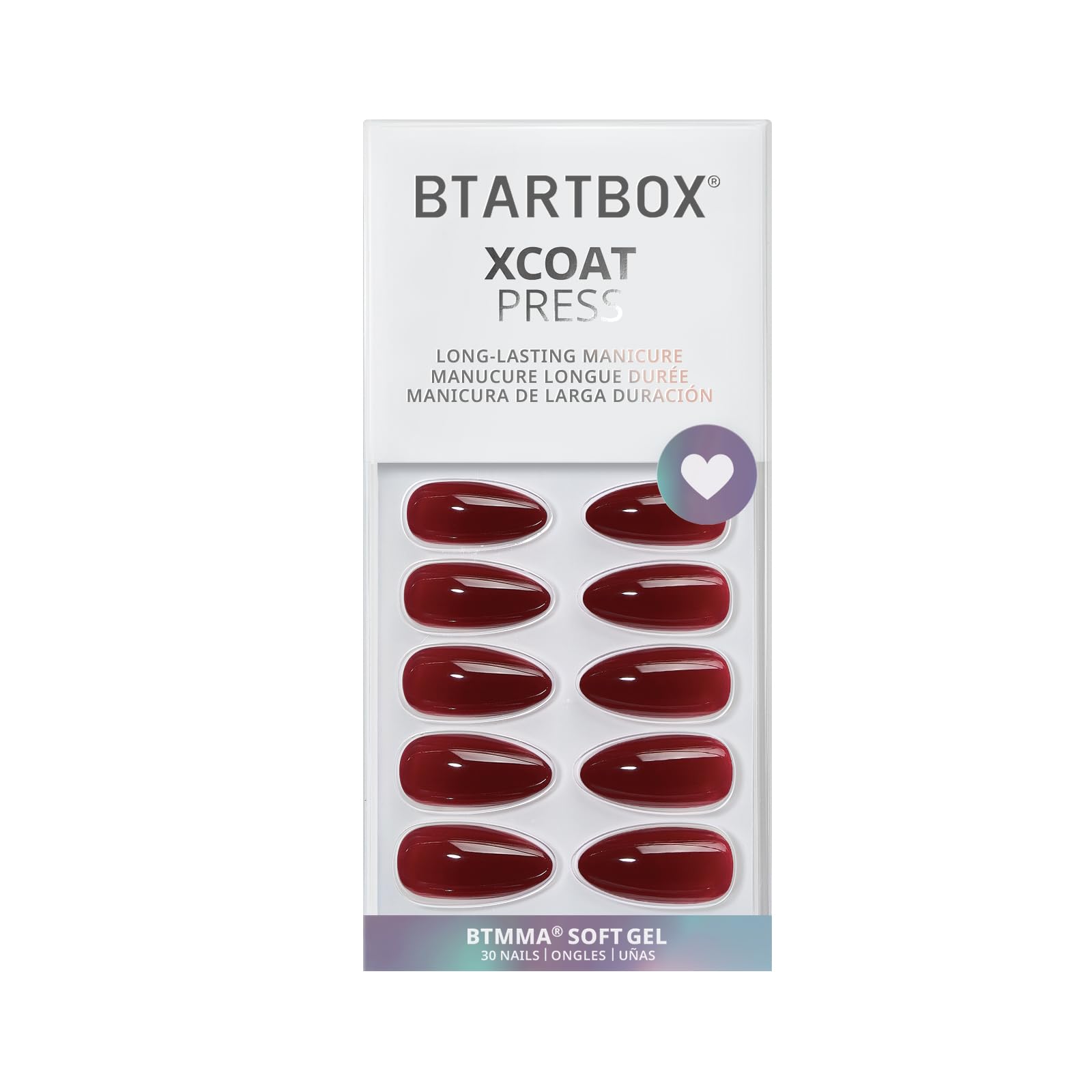 BTArtbox guía de aplicación fácil para uñas postizas
