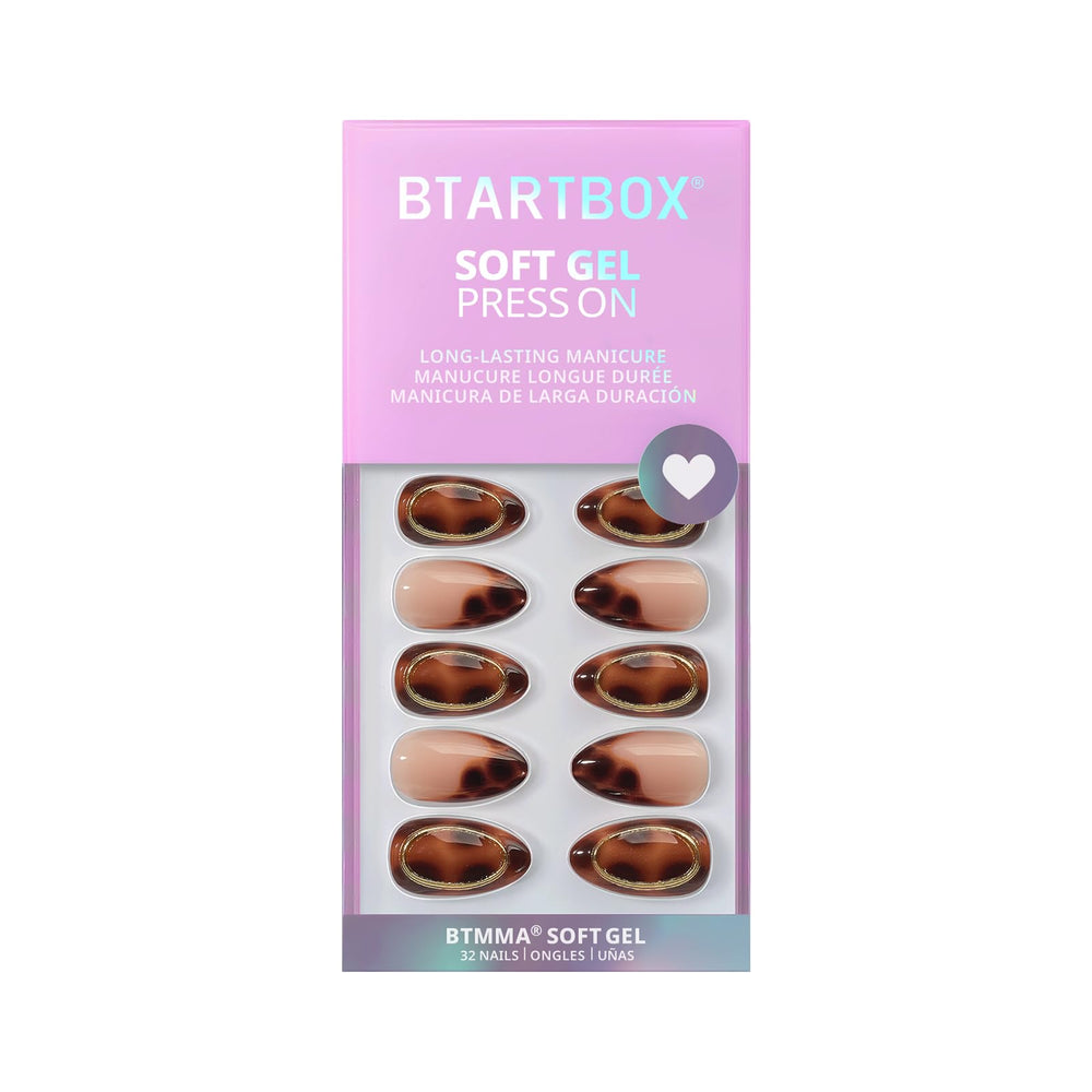 BTArtbox all-in-one nails kit with file, wooden stick, and alcohol pads.