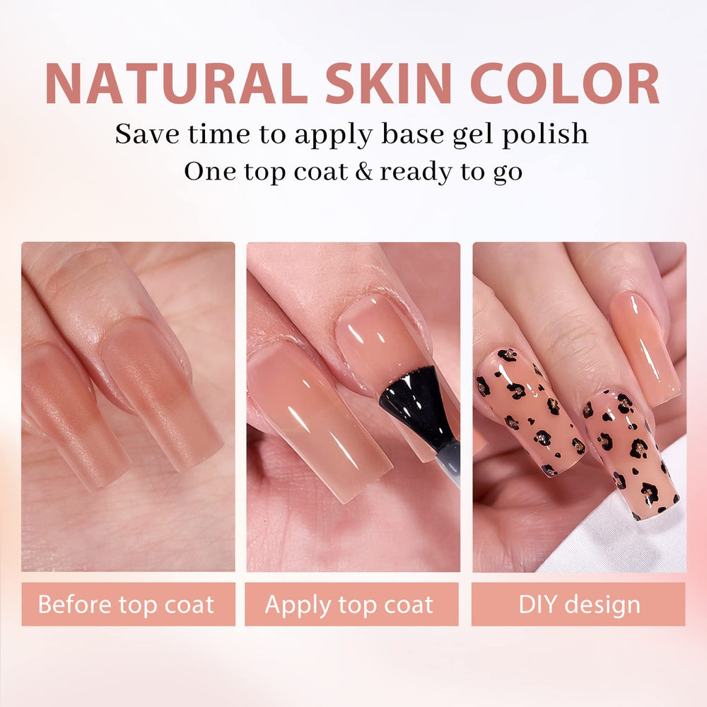BTArtbox long natural press-on nails provide seamless at-home manicure.