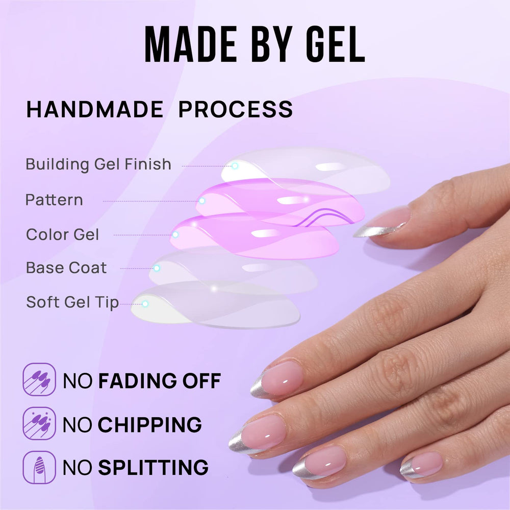 BTArtbox Nail glue and adhesive tabs included ensures secure, adjustable wear.