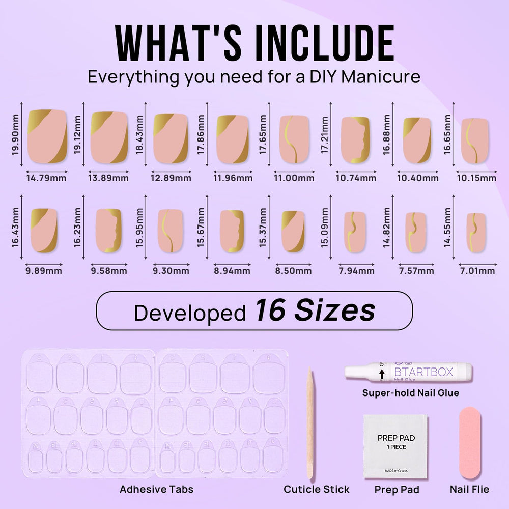 BTArtbox included glue and adhesive tabs for flexible wear