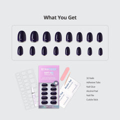 BTArtbox nail glue and adhesive tabs kit for easy application