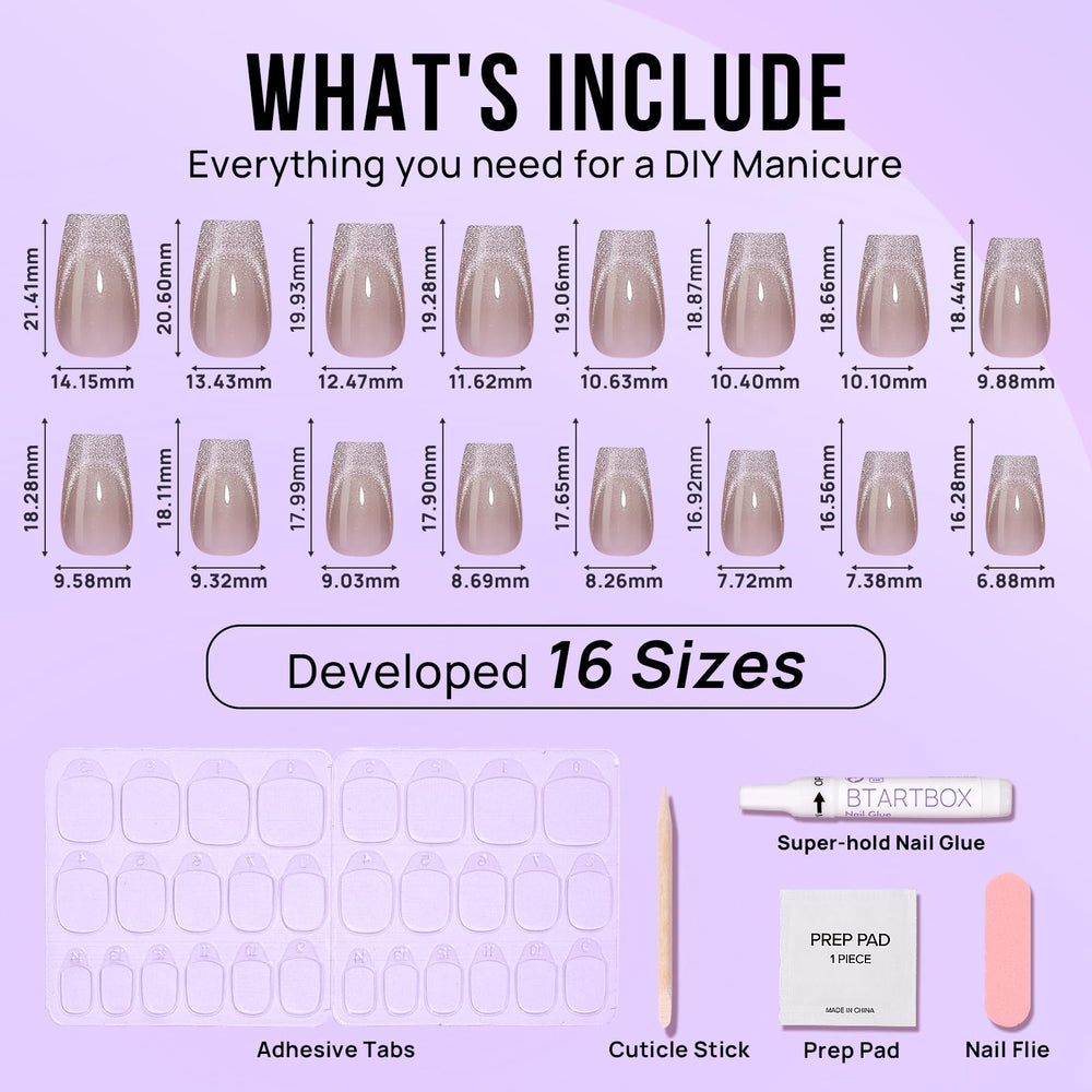BTArtbox nail glue and adhesive tabs for secure adhesion