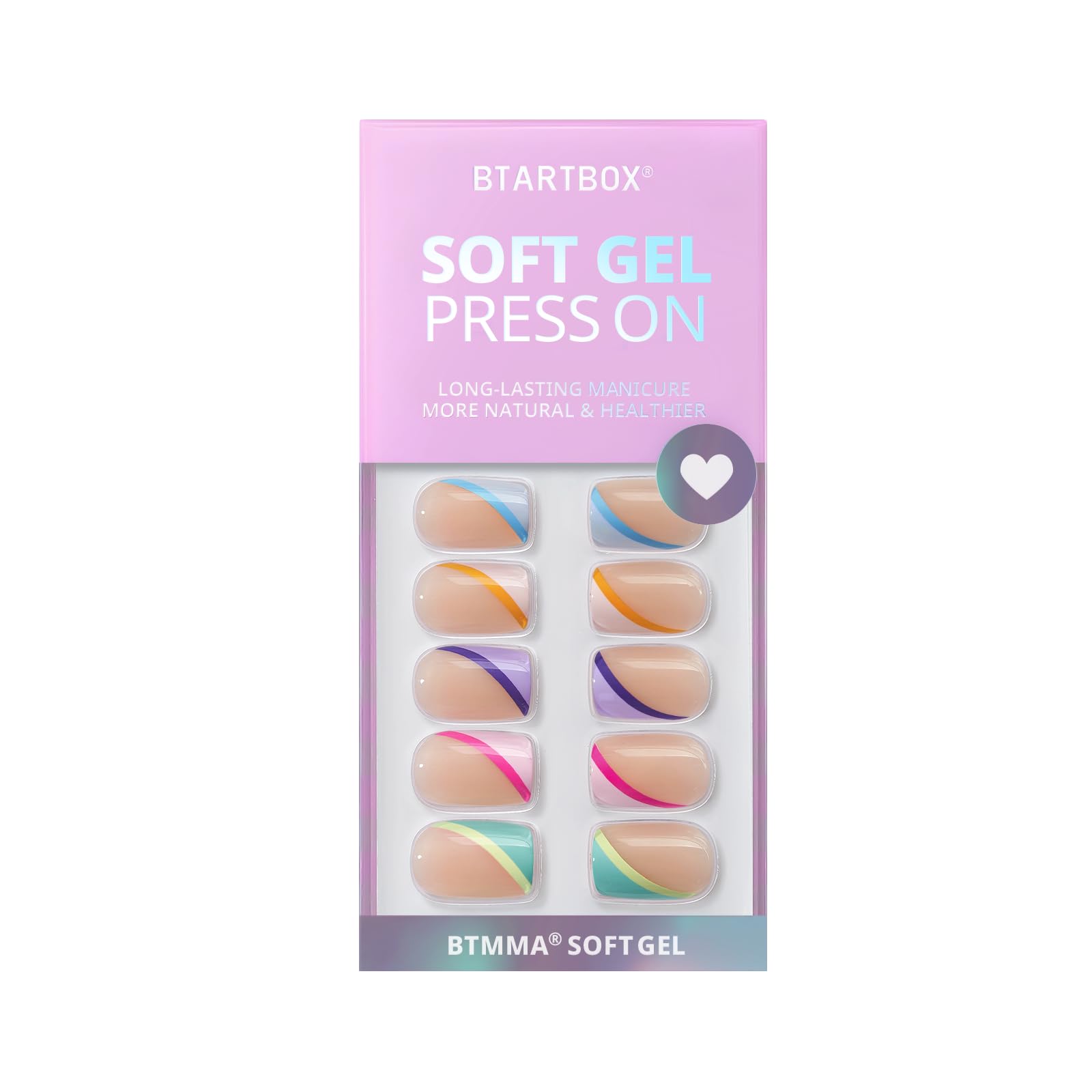 BTArtbox nail glue included ensures easy application and secure wear for daily use.