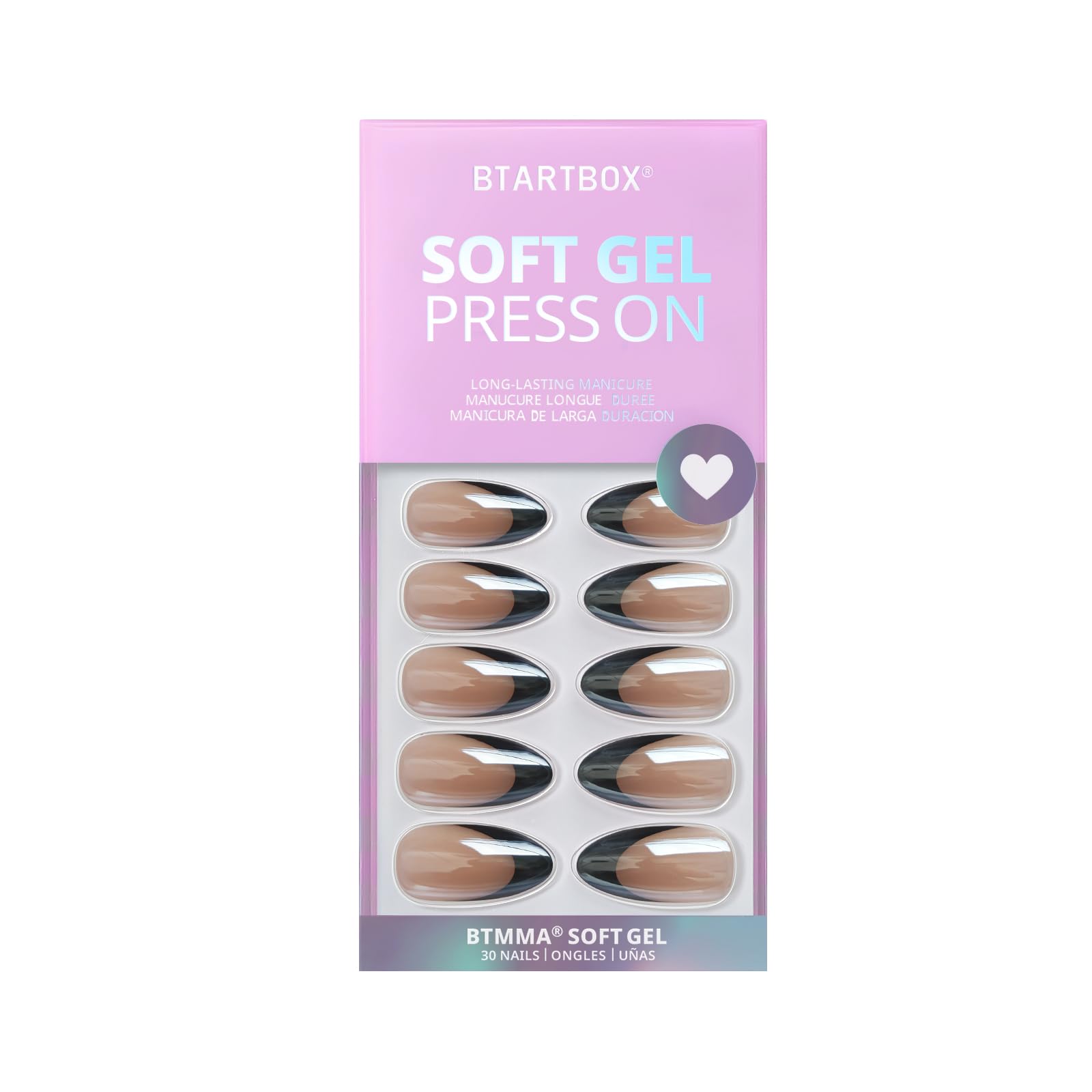 BTArtbox nail kit storage box keeps your 30 nails organized for on-the-go touch-ups.
