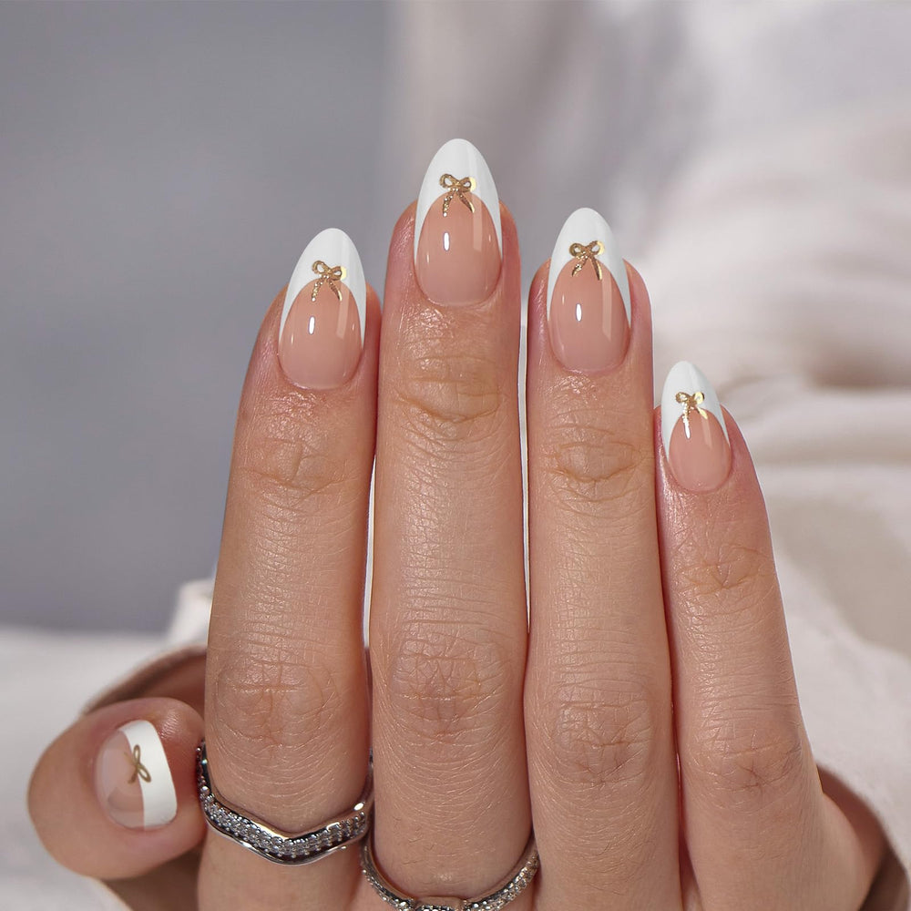 BTArtbox nails on hand closeup show almond shape and comfortable wear.