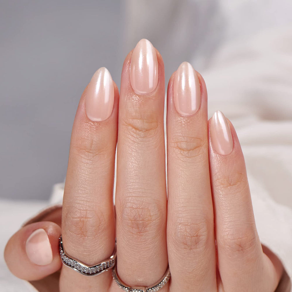 BTArtbox almond nude nails packaging highlights 15 sizes and complete kit