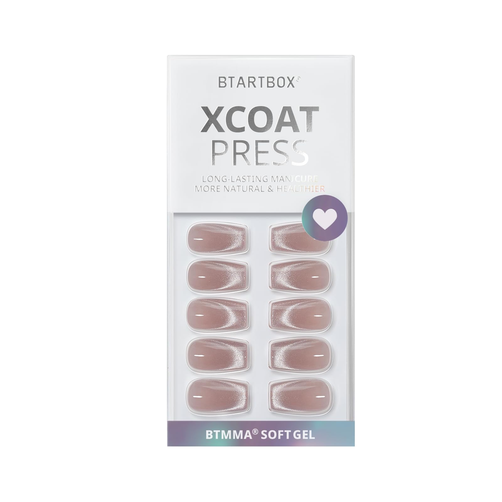 BTArtbox press-on nails kit with a storage box for organization