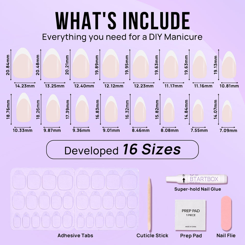 BTArtbox 16-sizes chart enables a custom fit.