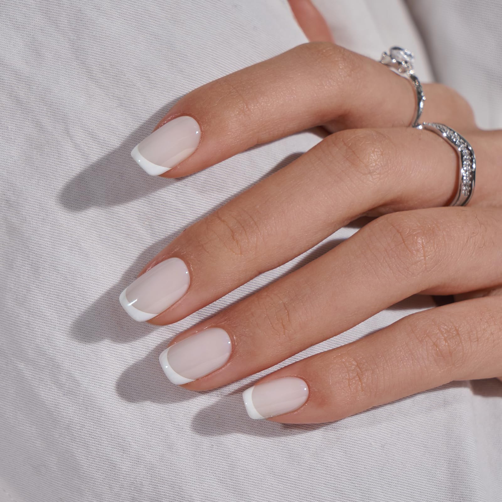 BTArtbox press on nails glue-on closeup shows secure day-to-night wear.