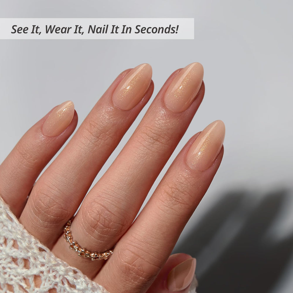 BTArtbox press-on nails with glue kit for quick at-home manicure